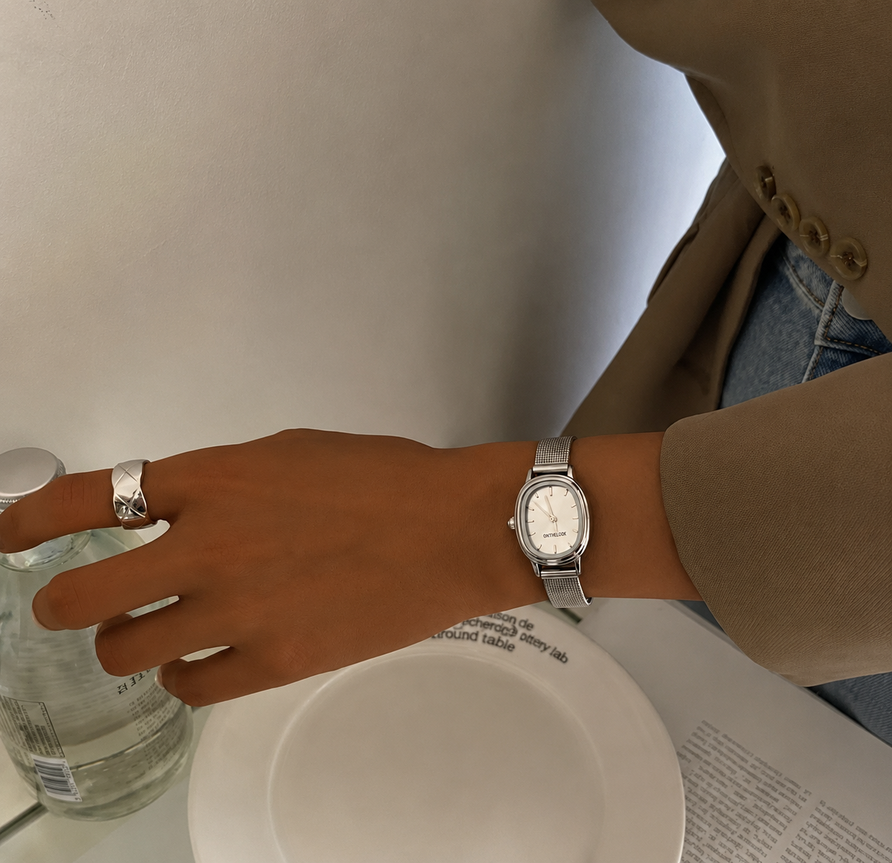 Vintage Silver Mesh Watch