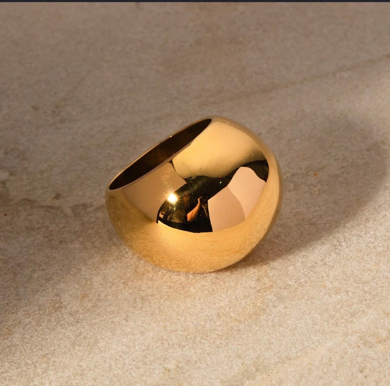 Gold Dome Ring