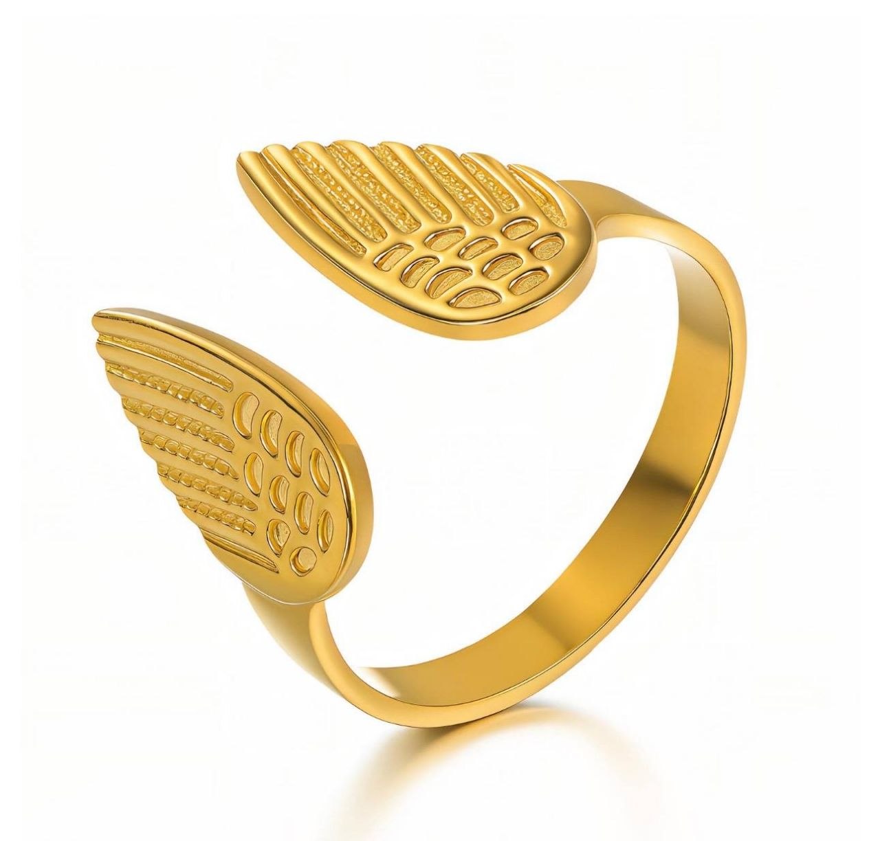Gold Triple Band Chunky Ring