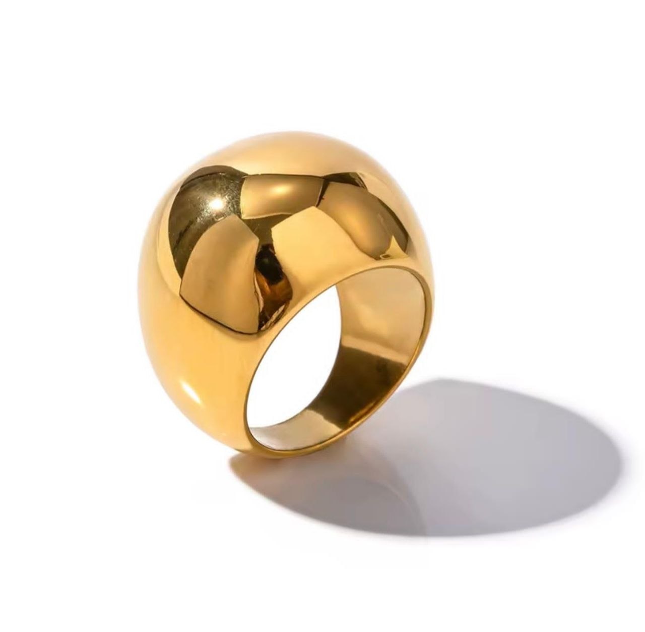 Gold Dome Ring